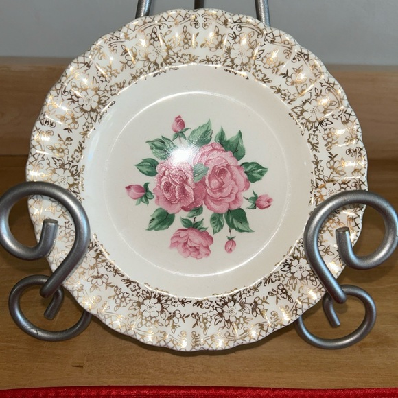 3 the Sebring Pottery company 22k butter plates - Picture 5 of 9